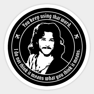 Princess Bride Inigo Montoya Sticker